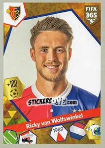 Sticker Ricky van Wolfswinkel - FIFA 365: 2017-2018 n. 496 - Panini