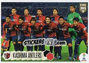 Figurina Kashima Antlers - Team - FIFA 365: 2017-2018 n. 509 - Panini