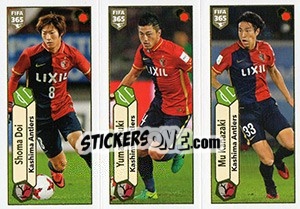 Sticker Shōma Doi / Yuma Suzuki / Mu Kanazaki - FIFA 365: 2017-2018 - Panini