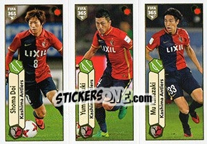 Sticker Shōma Doi / Yuma Suzuki / Mu Kanazaki - FIFA 365: 2017-2018 n. 513 - Panini