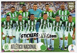 Cromo Atlético Nacional - Team - FIFA 365: 2017-2018 - Panini