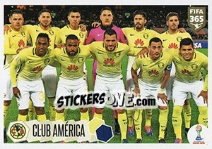 Sticker Club América - Team - FIFA 365: 2017-2018 n. 519 - Panini