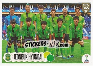 Sticker Jeonbuk Hyundai - Team - FIFA 365: 2017-2018 - Panini