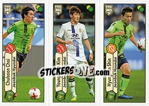 Figurina Choi Chul-soon / Kim Young-chan / Shin Hyung-min - FIFA 365: 2017-2018 - Panini