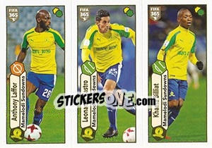 Figurina Anthony Laffor / Leonardo Castro / Khama Billiat - FIFA 365: 2017-2018 n. 533 - Panini