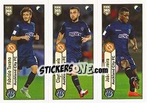 Sticker Fabrizio Tavano / Clayton Lewis / João Moreira - FIFA 365: 2017-2018 n. 537 - Panini