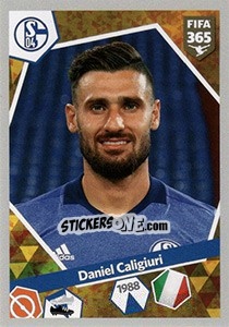 Sticker Daniel Caligiuri - FIFA 365: 2017-2018 n. E9 - Panini