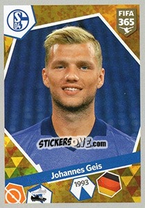 Figurina Johannes Geis - FIFA 365: 2017-2018 n. E10 - Panini