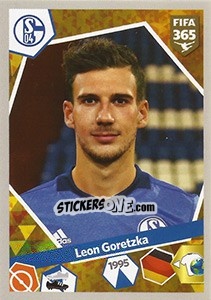 Sticker Leon Goretzka - FIFA 365: 2017-2018 n. E12 - Panini
