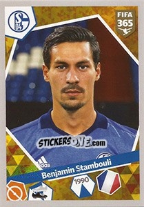 Sticker Benjamin Stambouli - FIFA 365: 2017-2018 n. E15 - Panini