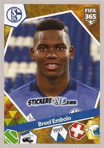 Sticker Breel Embolo - FIFA 365: 2017-2018 n. E19 - Panini