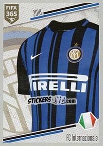 Figurina FC Internazionale - Shirt - FIFA 365: 2017-2018 - Panini