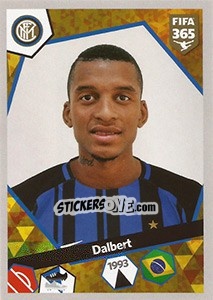 Sticker Dalbert - FIFA 365: 2017-2018 n. E26 - Panini
