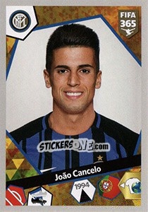 Sticker João Cancelo - FIFA 365: 2017-2018 n. E30 - Panini