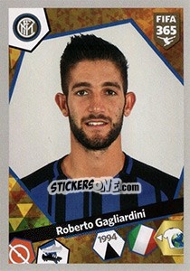 Sticker Roberto Gagliardini - FIFA 365: 2017-2018 - Panini