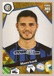 Sticker Mauro Icardi - FIFA 365: 2017-2018 n. E38 - Panini
