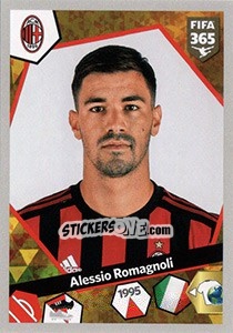Sticker Alessio Romagnoli - FIFA 365: 2017-2018 n. E44 - Panini