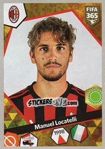 Sticker Manuel Locatelli - FIFA 365: 2017-2018 n. E50 - Panini
