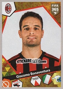 Sticker Giacomo Bonaventura - FIFA 365: 2017-2018 n. E53 - Panini