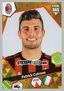 Sticker Patrick Cutrone - FIFA 365: 2017-2018 n. E56 - Panini