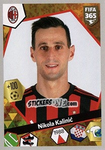 Sticker Nikola Kalinic - FIFA 365: 2017-2018 n. E57 - Panini