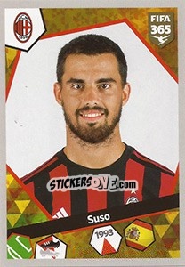 Sticker Suso - FIFA 365: 2017-2018 n. E60 - Panini