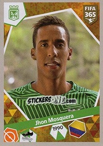 Sticker Jhon Mosquera - FIFA 365: 2017-2018 n. L36 - Panini