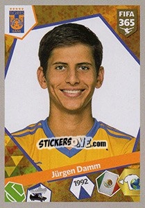 Figurina Jürgen Damm - FIFA 365: 2017-2018 - Panini