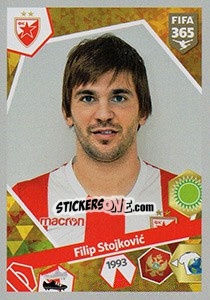 Sticker Filip Stojkovic - FIFA 365: 2017-2018 - Panini