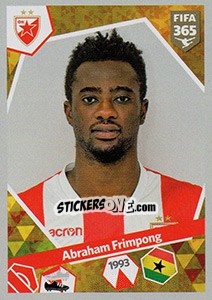 Sticker Abraham Frimpong - FIFA 365: 2017-2018 n. S5 - Panini