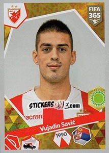 Sticker Vujadin Savic - FIFA 365: 2017-2018 n. S7 - Panini