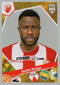 Sticker Guélor Kanga - FIFA 365: 2017-2018 - Panini