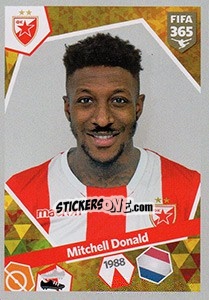 Cromo Mitchell Donald - FIFA 365: 2017-2018 - Panini