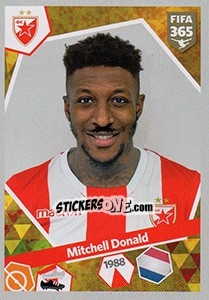 Sticker Mitchell Donald - FIFA 365: 2017-2018 n. S12 - Panini