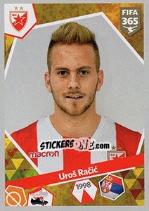 Sticker Uroš Racic - FIFA 365: 2017-2018 n. S15 - Panini