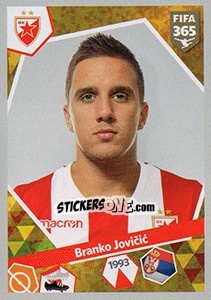 Figurina Branko Jovicic - FIFA 365: 2017-2018 - Panini