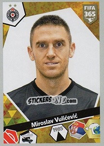Sticker Miroslav Vulicevic - FIFA 365: 2017-2018 - Panini