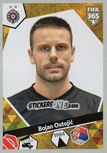 Sticker Bojan Ostojic - FIFA 365: 2017-2018 n. S25 - Panini