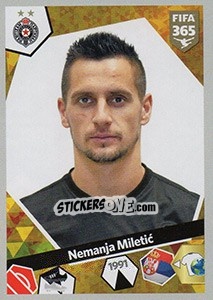 Sticker Nemanja Miletic - FIFA 365: 2017-2018 n. S26 - Panini