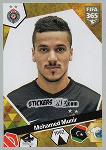 Sticker Mohamed Munir - FIFA 365: 2017-2018 - Panini