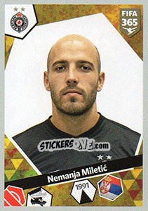 Sticker Nemanja Miletic - FIFA 365: 2017-2018 n. S28 - Panini