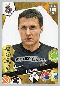 Sticker Saša Ilic - FIFA 365: 2017-2018 n. S30 - Panini