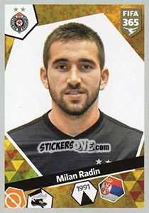 Figurina Milan Radin - FIFA 365: 2017-2018 - Panini