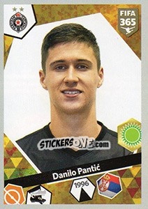 Sticker Danilo Pantic - FIFA 365: 2017-2018 n. S34 - Panini