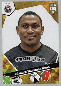 Sticker Léandre Tawamba Kana - FIFA 365: 2017-2018 n. S39 - Panini