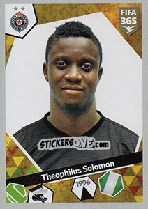 Figurina Theophilus Solomon - FIFA 365: 2017-2018 - Panini