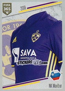 Sticker NK Maribor - Shirt - FIFA 365: 2017-2018 - Panini