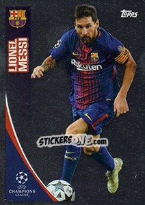 Sticker Lionel Messi - UEFA Champions League 2017-2018 n. 24 - Topps