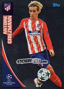 Sticker Antoine Griezmann - UEFA Champions League 2017-2018 n. 43 - Topps