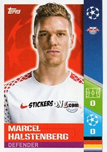 Sticker Marcel Halstenberg - UEFA Champions League 2017-2018 n. 85 - Topps
